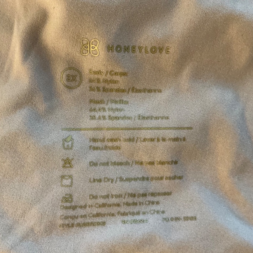 Honeylove Crossover Red BRA 2X - Picture 3 of 5